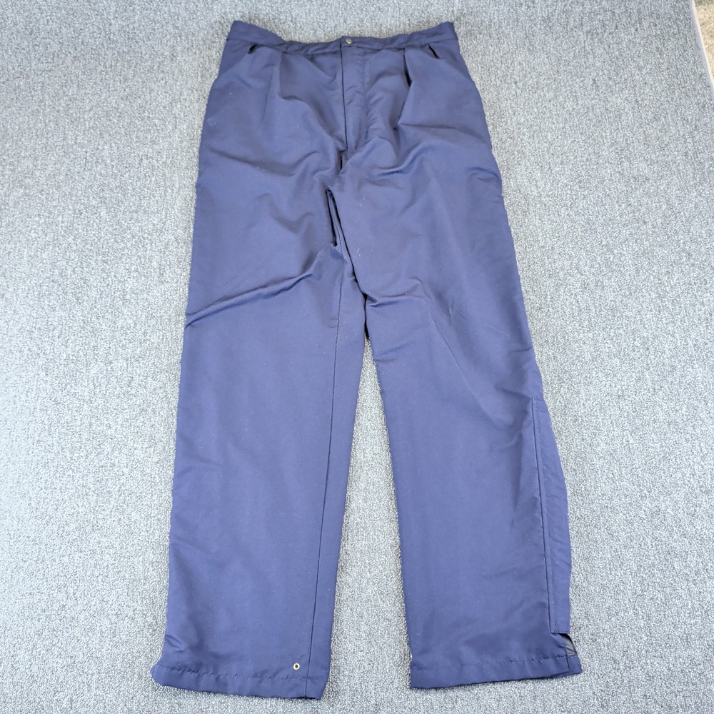 Tourney Mens Gore-Tex Rain‎ Pants XXL Navy Blue Waterproof Golf Trousers Relaxed